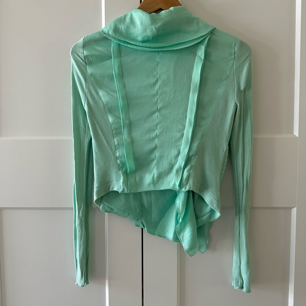 BCBG Maxazria ANA draped front asymmetrical jacket - Picture 5 of 6